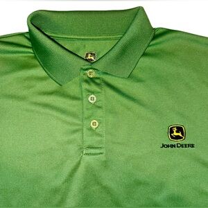 John Deere Classic Green Men's Polo